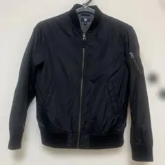 UNIQLO ブラック MA-1 ジャケット 150