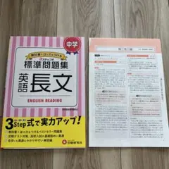 少々書き込みあり　標準問題集 英語 長文