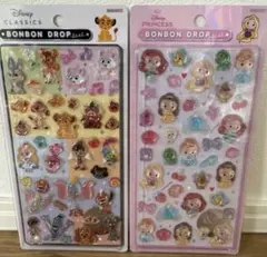 正規品　ディズニープリンセス・クラシックス ボンボンドロップシール　セット