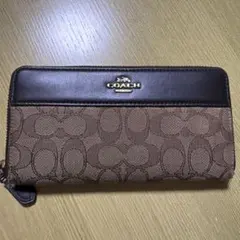 COACH 長財布 ラウンドファスナー - メルカリ