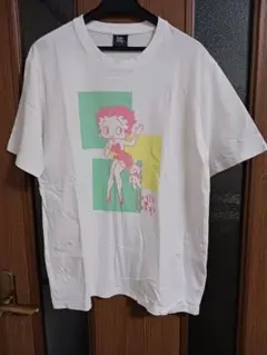 Betty Boop ベティーブープ 半袖Tシャツ ホワイト Lサイズのサムネイル