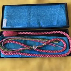 振袖　カラフル帯揚げ丹波ちりめん　帯留め　重ね襟