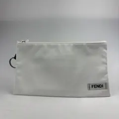 FENDI フェンディ ポーチ コスメポーチ 小物入れ ホワイト 白
