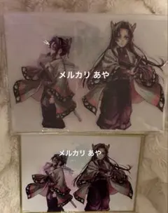 鬼滅の刃 ウェブショップくじ 胡蝶カナエ 胡蝶しのぶ A賞 B賞 2つセット