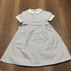 FAMILIAR ストライプ柄 ワンピース 110cm