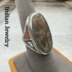 old Indian Jewelry 925 プリミティブ タイガーアイ リング - メルカリ
