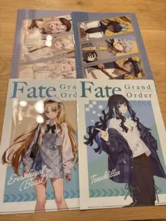 Fate grand order FGO ローソン クリアファイル 4枚