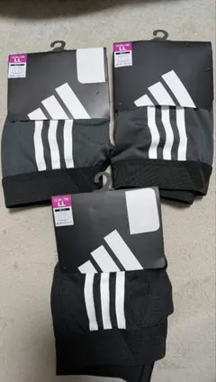 adidas ボクサーパンツ 3本ライン LLサイズ 3枚セットのサムネイル