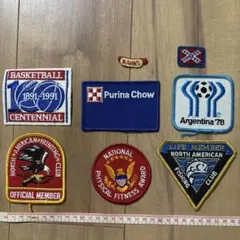 刺繍ワッペン8枚おまとめC