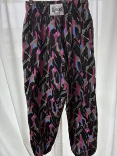 【激レア】90s CAPTAINS 総柄 イージーパンツ 幾何学 ヴィンテージ