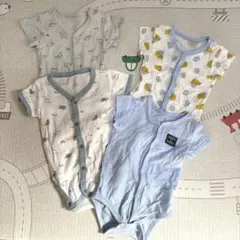 肌着　ロンパース　60・70各2枚