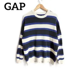 GAP ギャップ オーバーサイズ ストライプセーター ニット S 希少