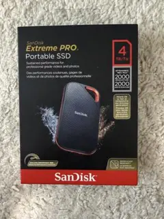 SanDisk Extreme PRO ポータブルSSD 4TB
