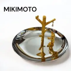 MIKIMOTO ミキモト ジュエリートレイ ベア パール シルバー ゴールド