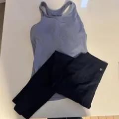 ヨガウェアセット（タンクトップ・レギンス・マット・タオル）
