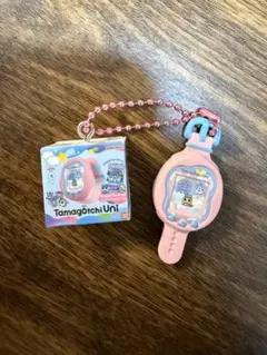 Tamagotchi Uni ピンクキーホルダー