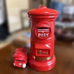 赤い郵便ポスト 置物