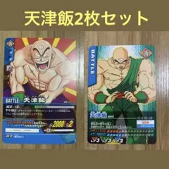 貴重！ ドラゴンボール 天津飯　2枚セット　スーパーカードゲーム