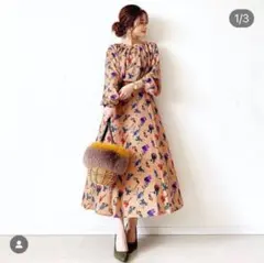 Techichi♡花柄ブラウスとスカートセットアップ