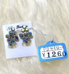 New Fashion 花形クリスタルピアス お洒落 ポイント
