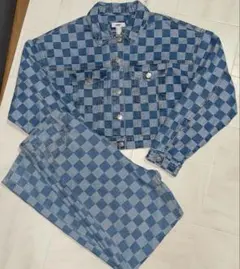 Forever21 ／ チェック柄デニムセットアップ