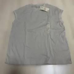 無印良品　フレンチスリーブTシャツ XL ライトグレー