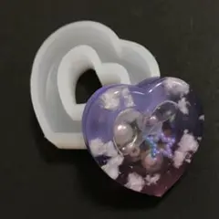 ハートシェイカー シリコンモールド 枠太め