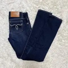 MOUSSY NYLON fitStraight Slimデニムパンツ24 美脚のサムネイル