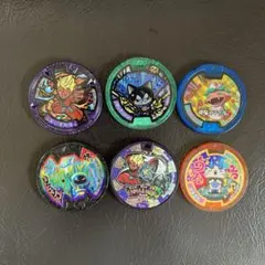 妖怪ウォッチ　妖怪メダル　6枚セット