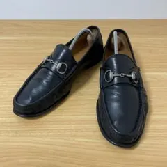 グッチ　ホースビットローファー　レザー　ブラック　40.5