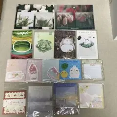断捨離】海外製品 紙ものまとめ売り コラージュ素材 メモ シールなど