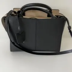 ZARA ザラ　ハンドバッグ　ショルダーバッグ　黒