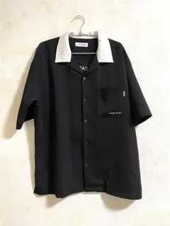 RED CAP GIRL 半袖 バックプリント メンズ シャツ ブラック