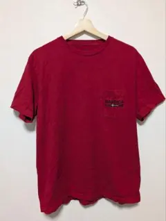 90s NAUTICA ポケットTシャツ 赤 刺繍ロゴ Sサイズ USA古着のサムネイル