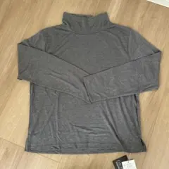 【新品】ensemble グレー 長袖タートルネック LL
