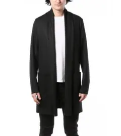 KAZUYUKIKUMAGAI フランネラーナスムースロングストールカーディガン