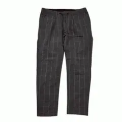 THE SHOP TK チェック柄パンツ グレー系 綿混（M）バックゴムのサムネイル