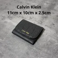 Calvin Klein ブラック 三つ折り財布のサムネイル