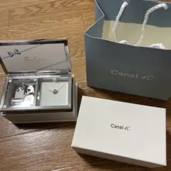 Canal 4℃ ハート型 ネックレス オルゴール　新品　箱有り