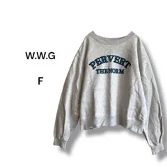 フーズフーギャラリー スウェット トレーナー グレー 353