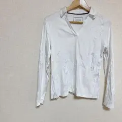 CHARTER CLUB 【M】 ホワイト 長袖シャツ レディース 古着