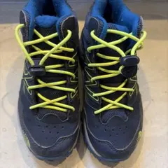 THE NORTH FACE 子供用トレッキングシューズ ネイビー/ライム