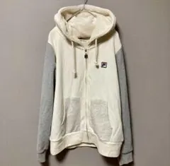 FILA イーハイフンワールドギャラリー×フィラコラボ　ジップアップパーカー