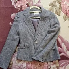 any sis グレー テーラードジャケット