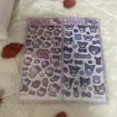 キャンディグリッターシール　キティ　クロミ