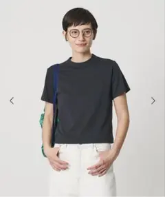 BEAUTY&YOUTH オーガニックコットンTシャツ ダークグレーのサムネイル