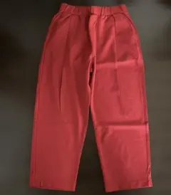 journal standard luxe ポンチ タックパンツ　アカ
