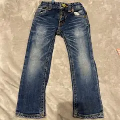 美品　記名・ほつれ・シミ無し　DOUBLE B 100cm デニムパンツ