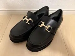 GLOBAL WORK ブラック ローファー