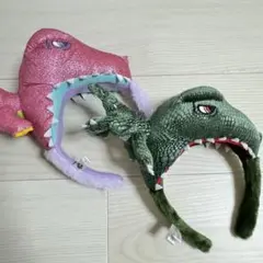 【USJ】ユニバ カチューシャセット　まとめ売り　恐竜カチューシャ セット